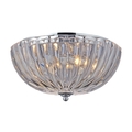 Elk Lighting Crystal Flushmounts 2-Lght Flush Mount in Chrm w/Clear Crystal 31241/2